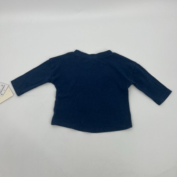 Tucker + Tate Babies' Long Sleeve Graphic Tee In Navy Denim Non Stop Fun 3M NWT - Picture 3 of 7